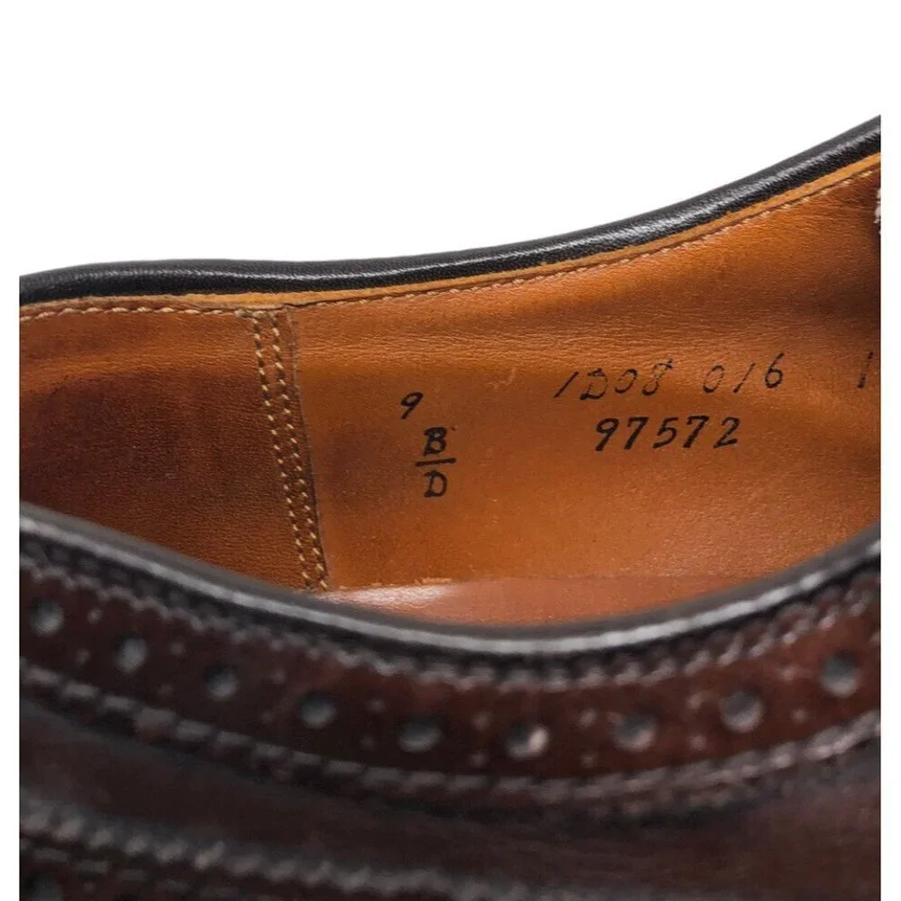 Alden J Crew Mens‎ 97572 Brown Calfskin Long Wing AMPUTEE RIGHT SHOE ONLY Size 9