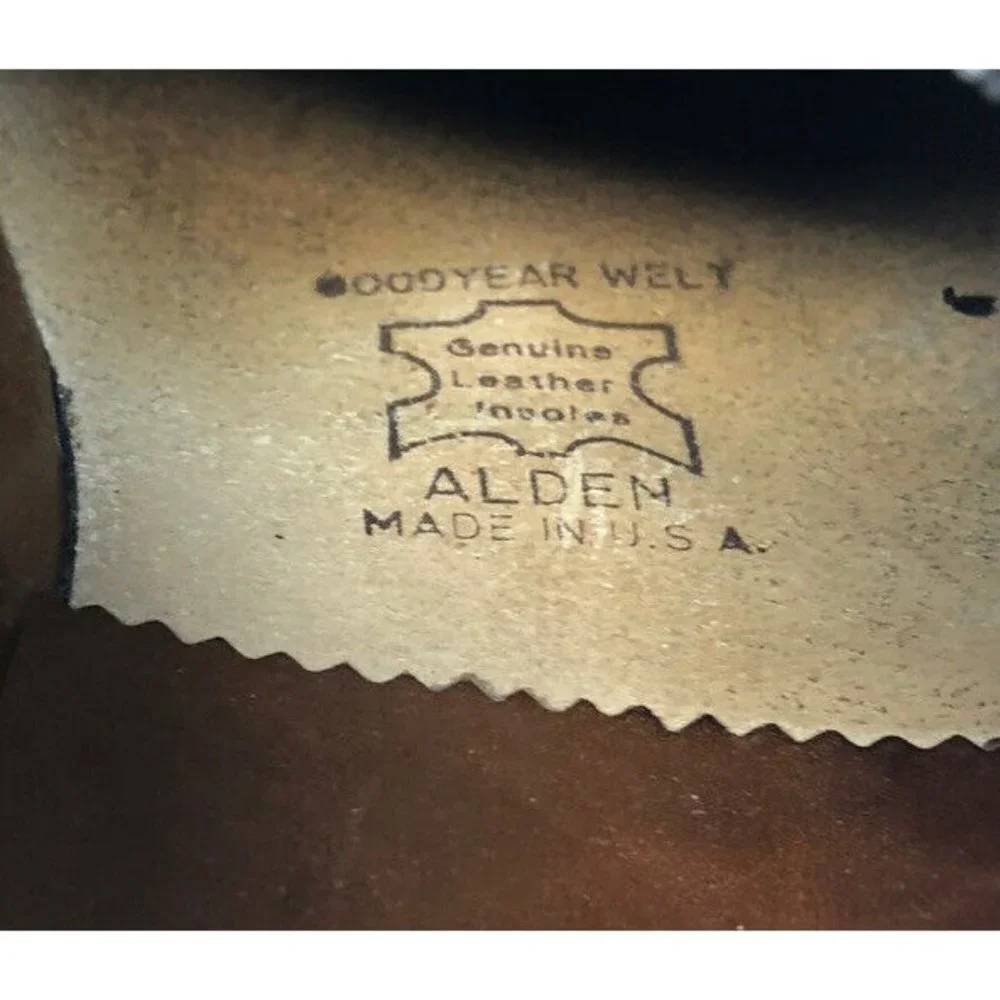 Alden J Crew Mens‎ 97572 Brown Calfskin Long Wing AMPUTEE RIGHT SHOE ONLY Size 9
