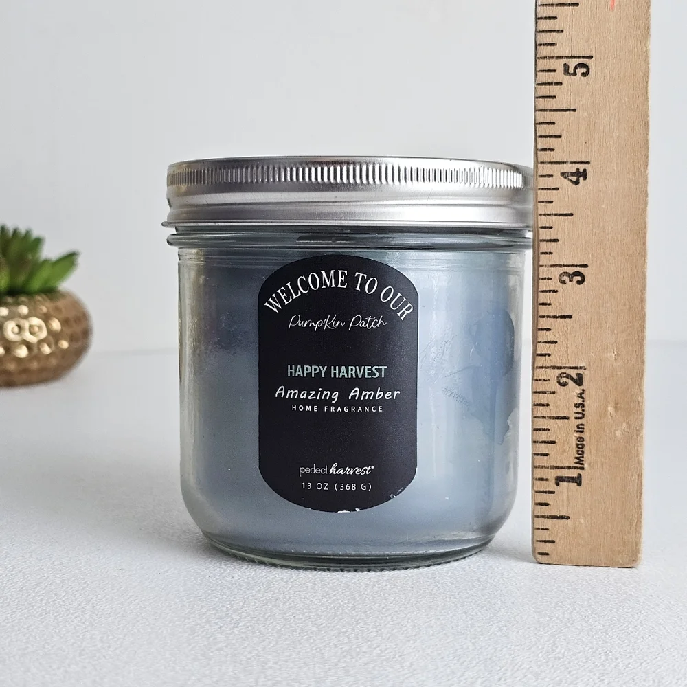 Amazing Amber Candle | Perfect Harvest Candle 13 oz Pumpkin Patch Collection