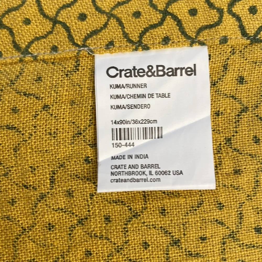 Crate&Barrel crate 100%