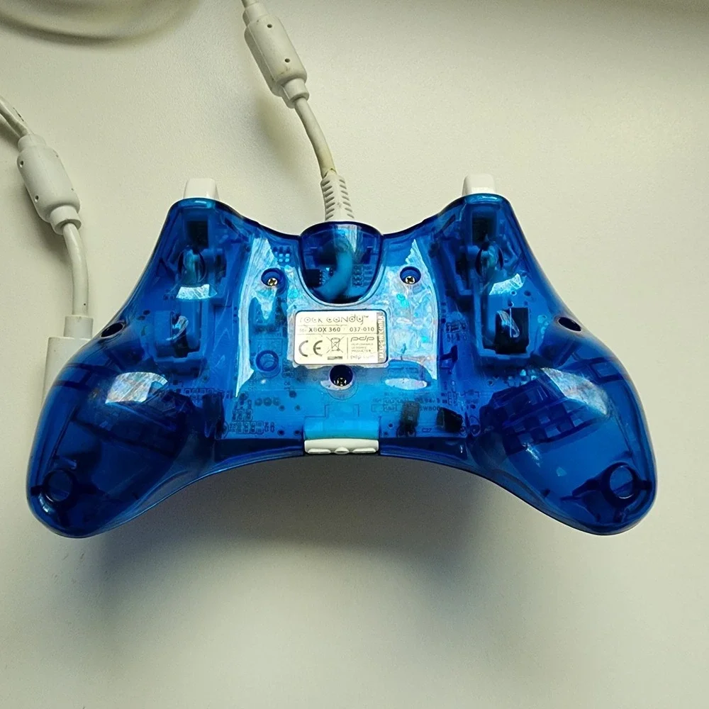 Rock Candy Wired Blue Microsoft Xbox 360 Controller