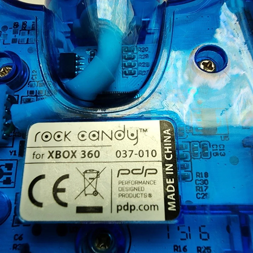 Rock Candy Wired Blue Microsoft Xbox 360 Controller