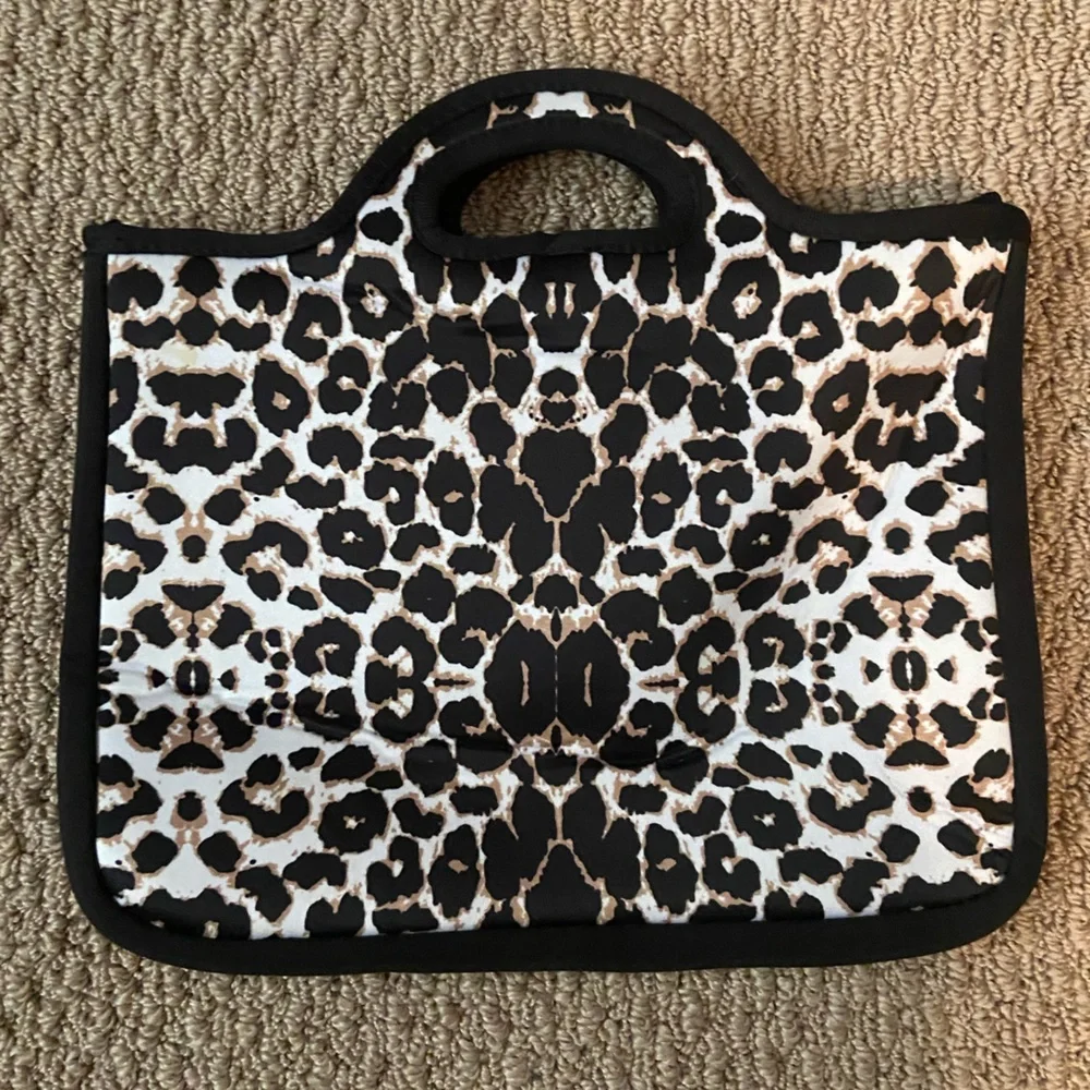 Leopard Print Tablet Carrying Case by Margaret Josephs