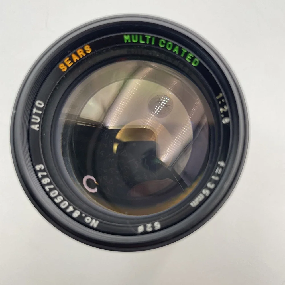 Sears Auto MC 135mm f/2.8 Pentax K PK Mount Lens - for SLR Cameras