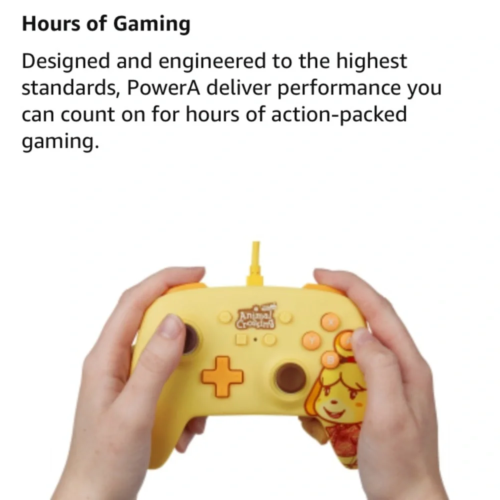 ‼️CLEARANCE‼️ PowerA Enhanced Wired Controller - Animal Crossing: Isabelle
