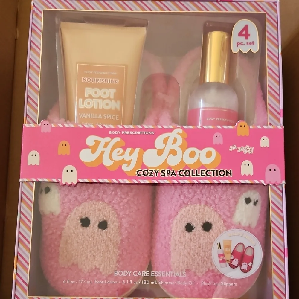 Hey Boo Cozy Spa Collection - Pink and Cream