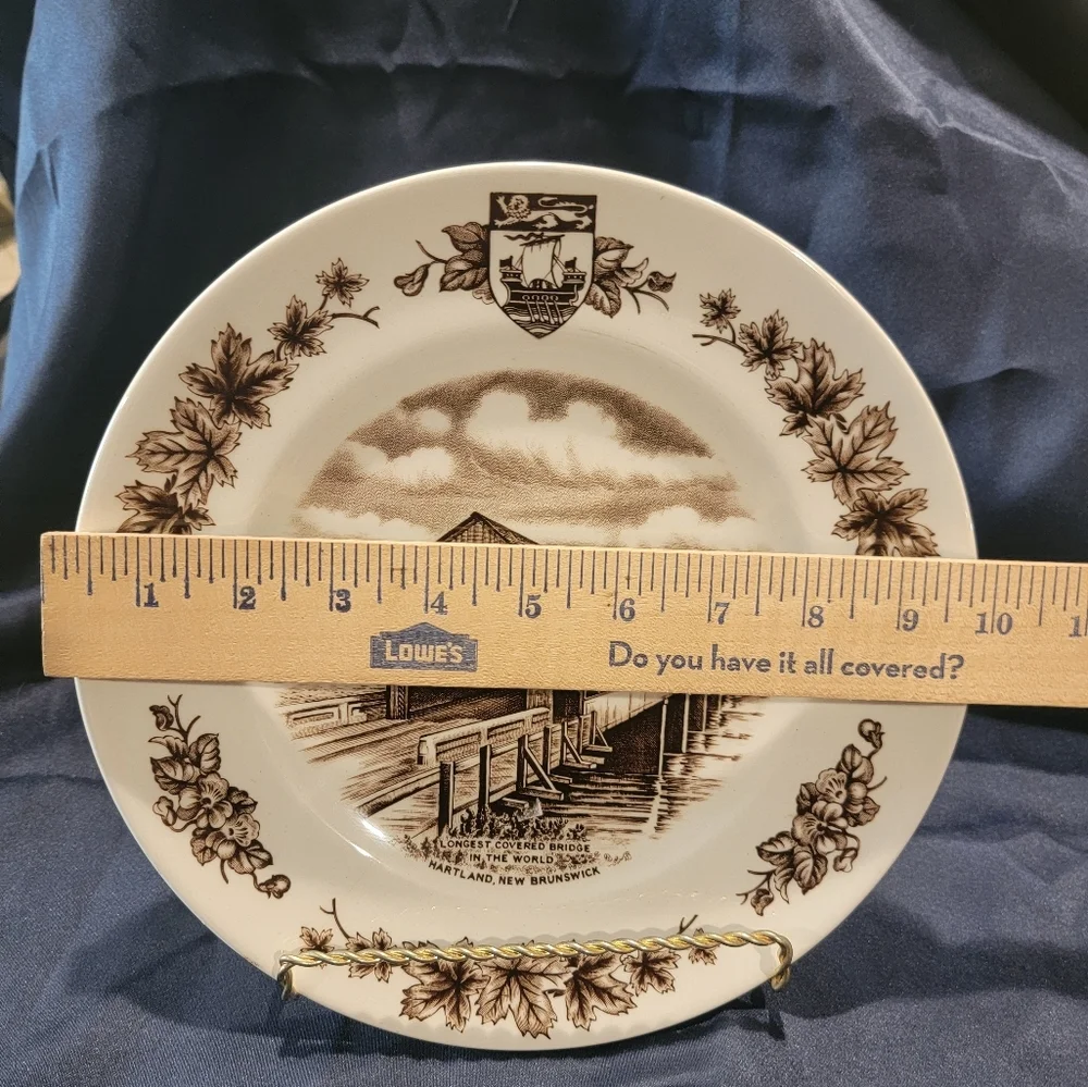 woods and son vintage plate