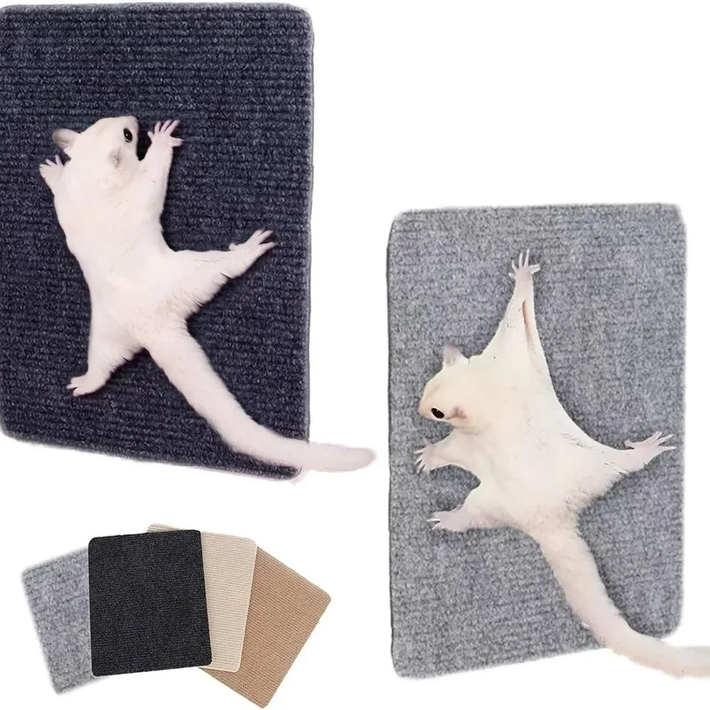 Sugar Glider Toys, Sugar Glider Climbing Mats, Self-Adhesive Cage Accessories fo
