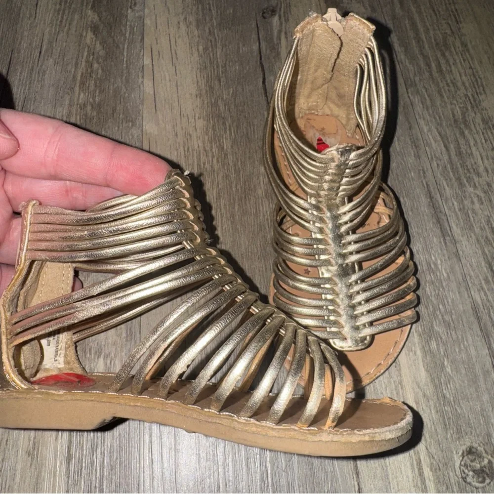 Seychelles Kids Gold Gladiator Sandals