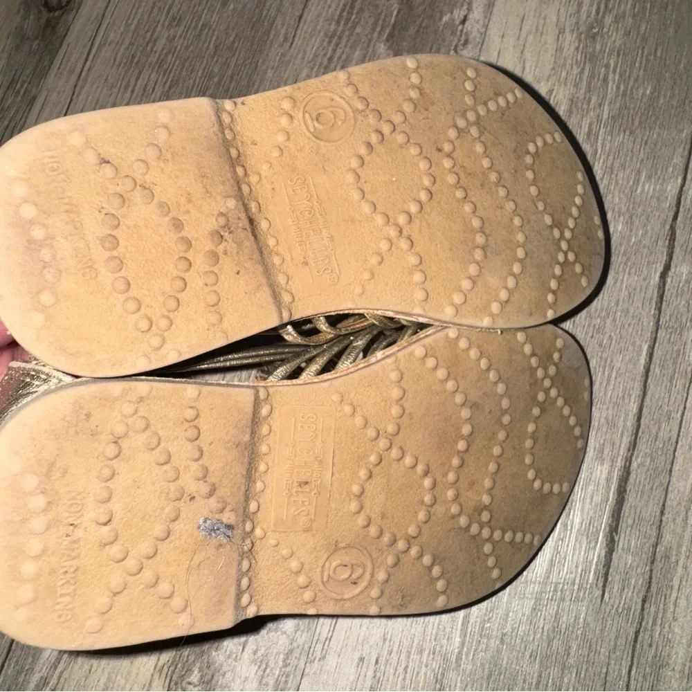 Seychelles Kids Gold Gladiator Sandals