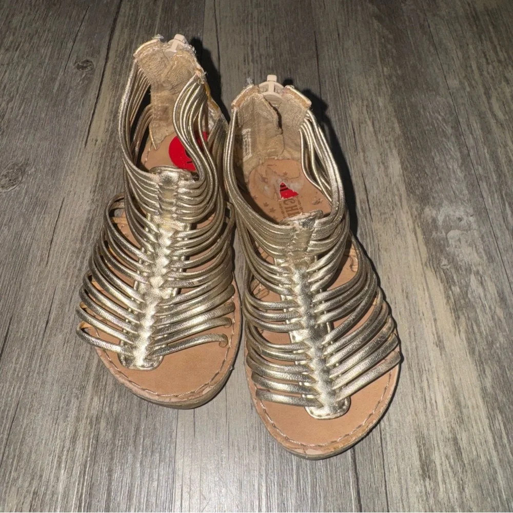 Seychelles Kids Gold Gladiator Sandals