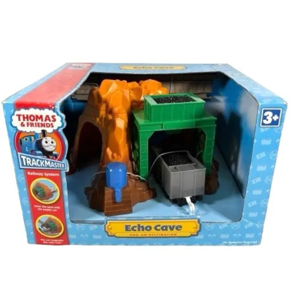 Thomas & Friends Echo Cave w/Coal Car 64033 Trackmaster Add-On Destination NEW