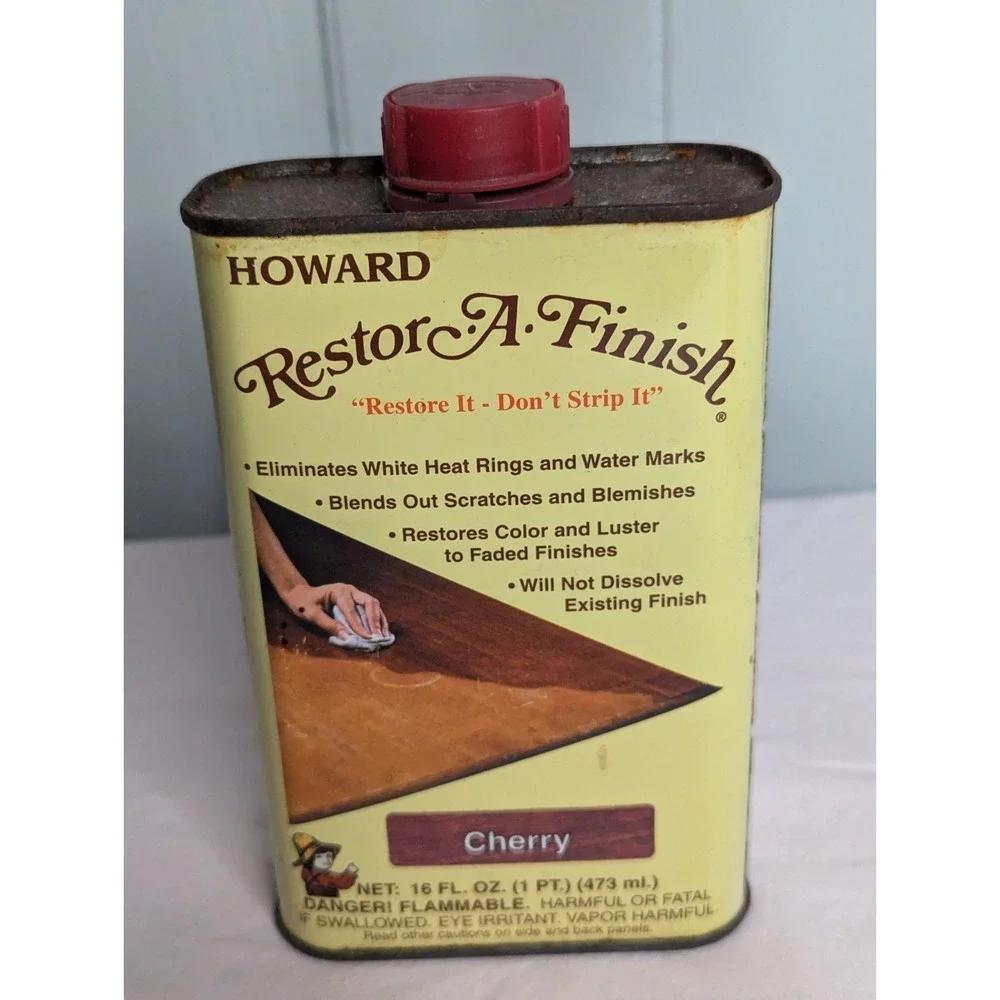 Vintage Howard Restor A Finish Cherry furniture restore color blends scratches +