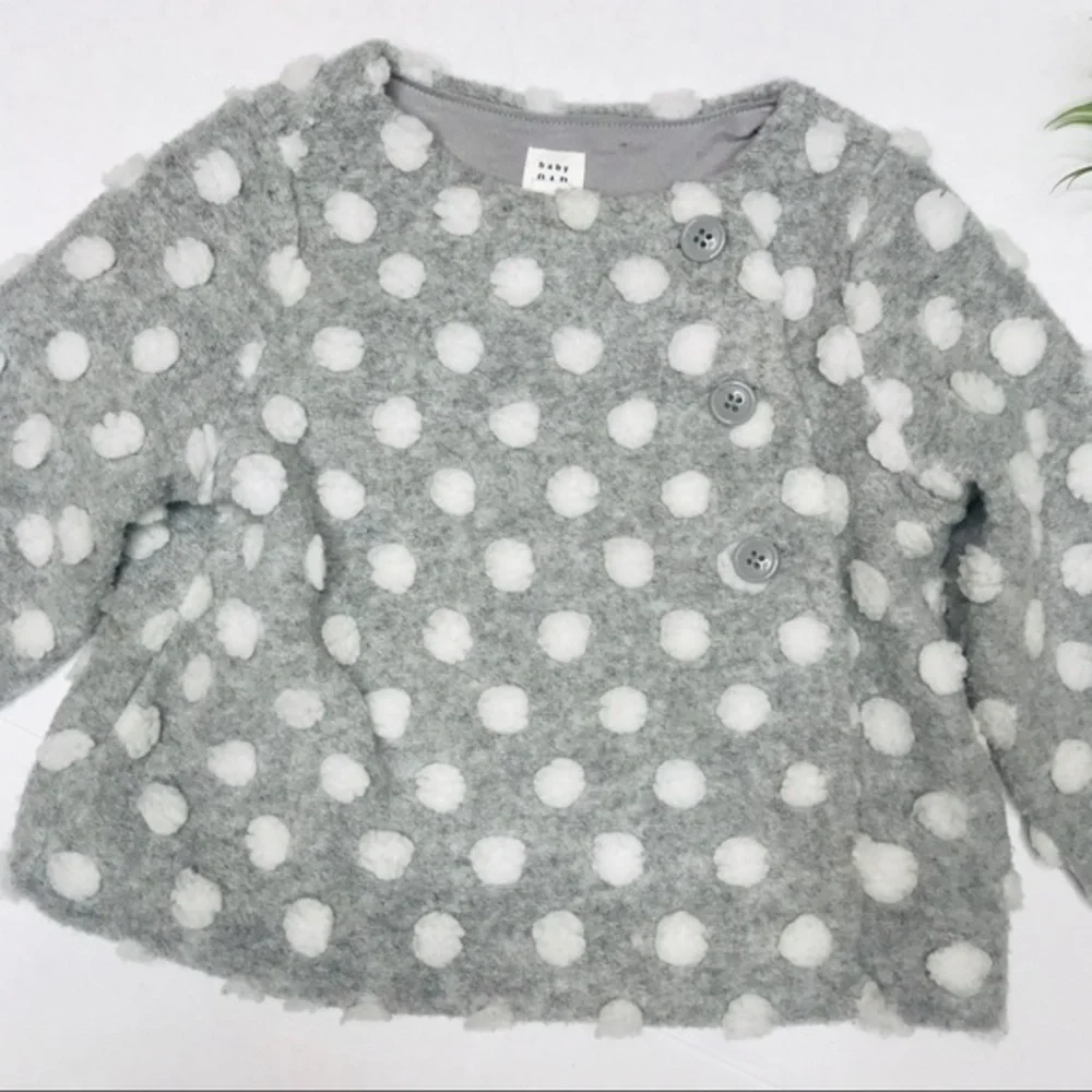 GAP Grey & White Polka Dot Jacket