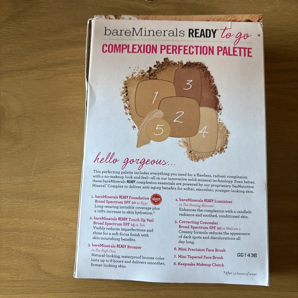bareMinerals complexion palette tan
