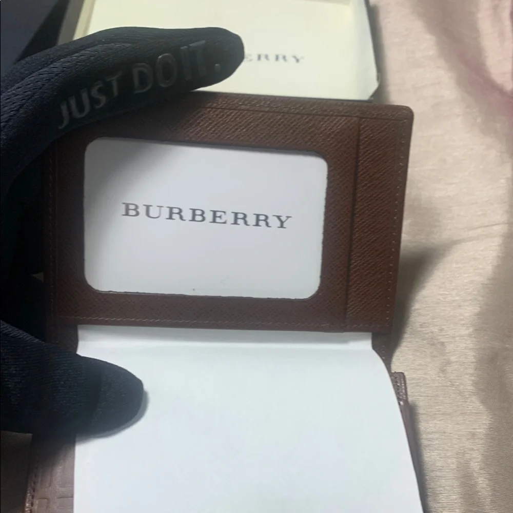 Burberry Brown Leather Wallet