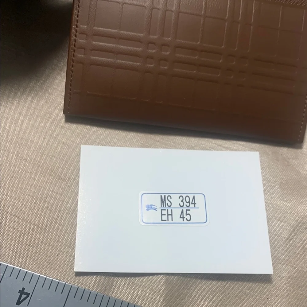 Burberry Brown Leather Wallet