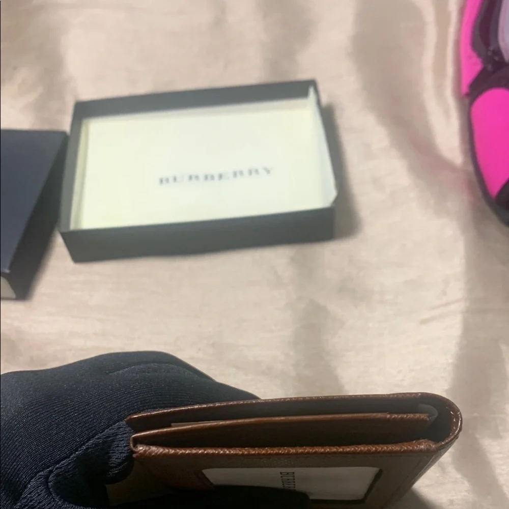 Burberry Brown Leather Wallet
