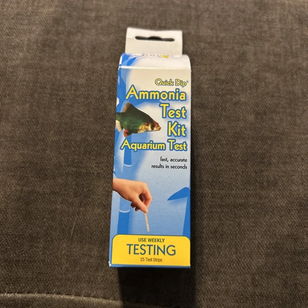 Jungle Quick Dip Ammonia Test Kit for Aquarium - 25 Test Strips Brand New