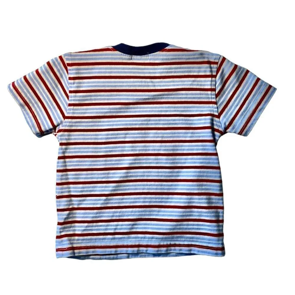 Carter’s Classic boy’s striped short sleeve T-shirt, 6M 100% cotton