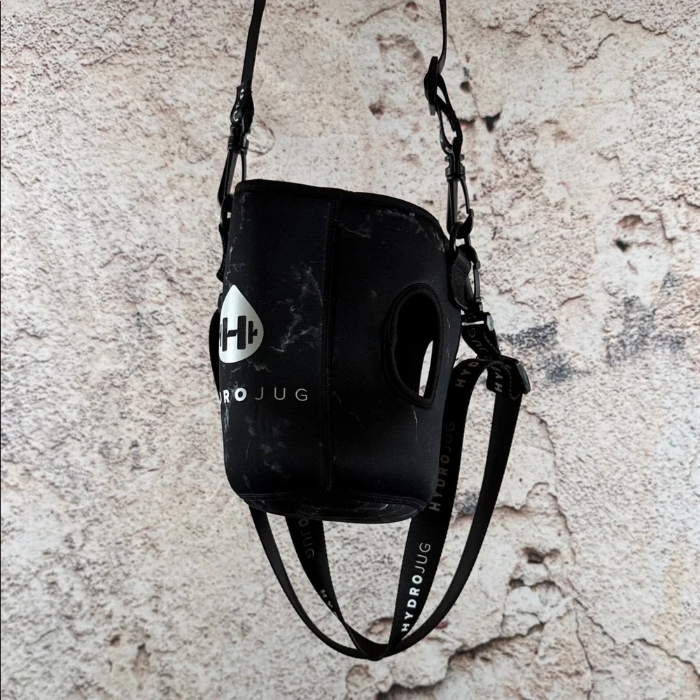 HydroJug Black Crossbody Bag with Logo C65
