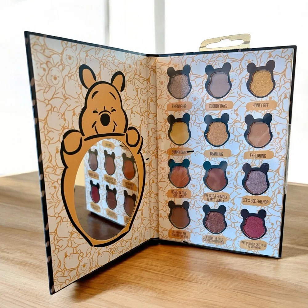 ⚫️ Taste Beauty Winnie The Pooh HUNNY Eyeshadow Palette 12 Colors Shimmer Matte