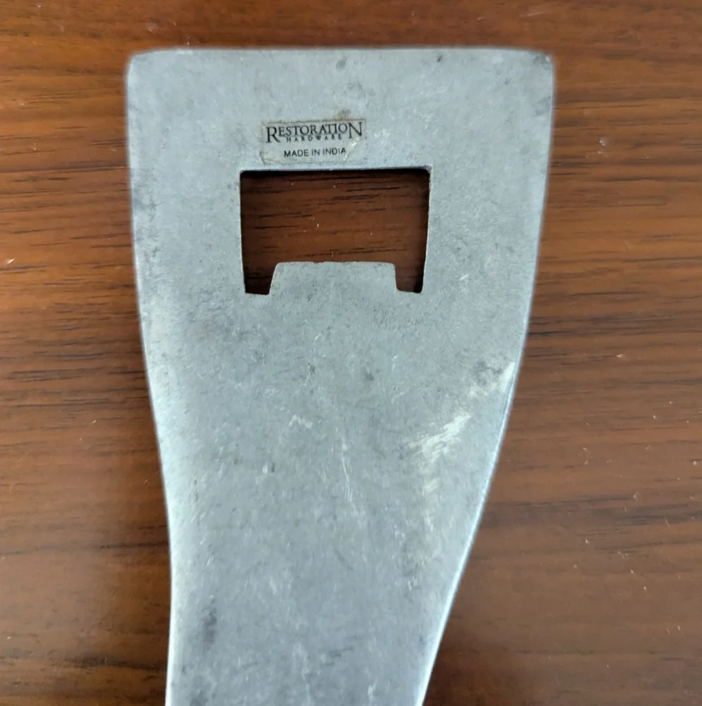 Restoration Hardware A Toast To The Host Figural Sexy Woman's Leg Bottle Opener