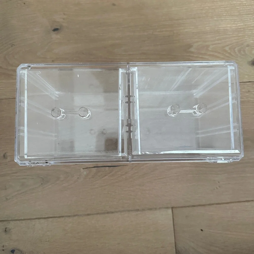 Acrylic Two Drawer Organizer Storage Bathroom Makeup Accessories