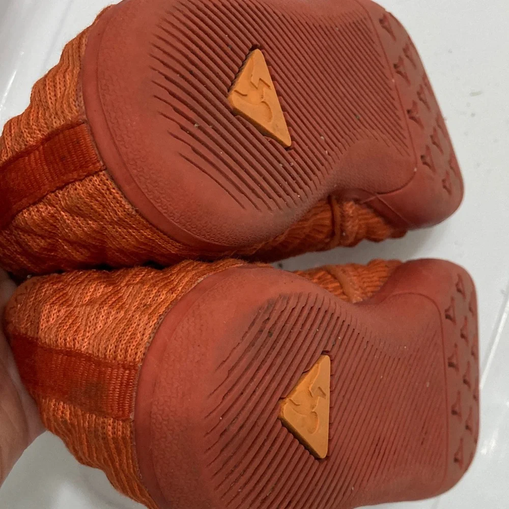 PLAE Kids Vibrant Orange Slip on shoes