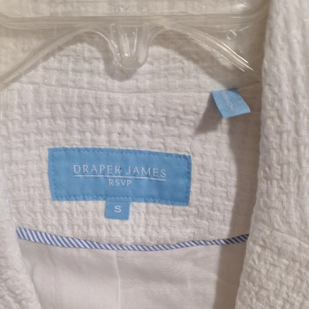 Draper James RSVP White Textured Blazer-S
