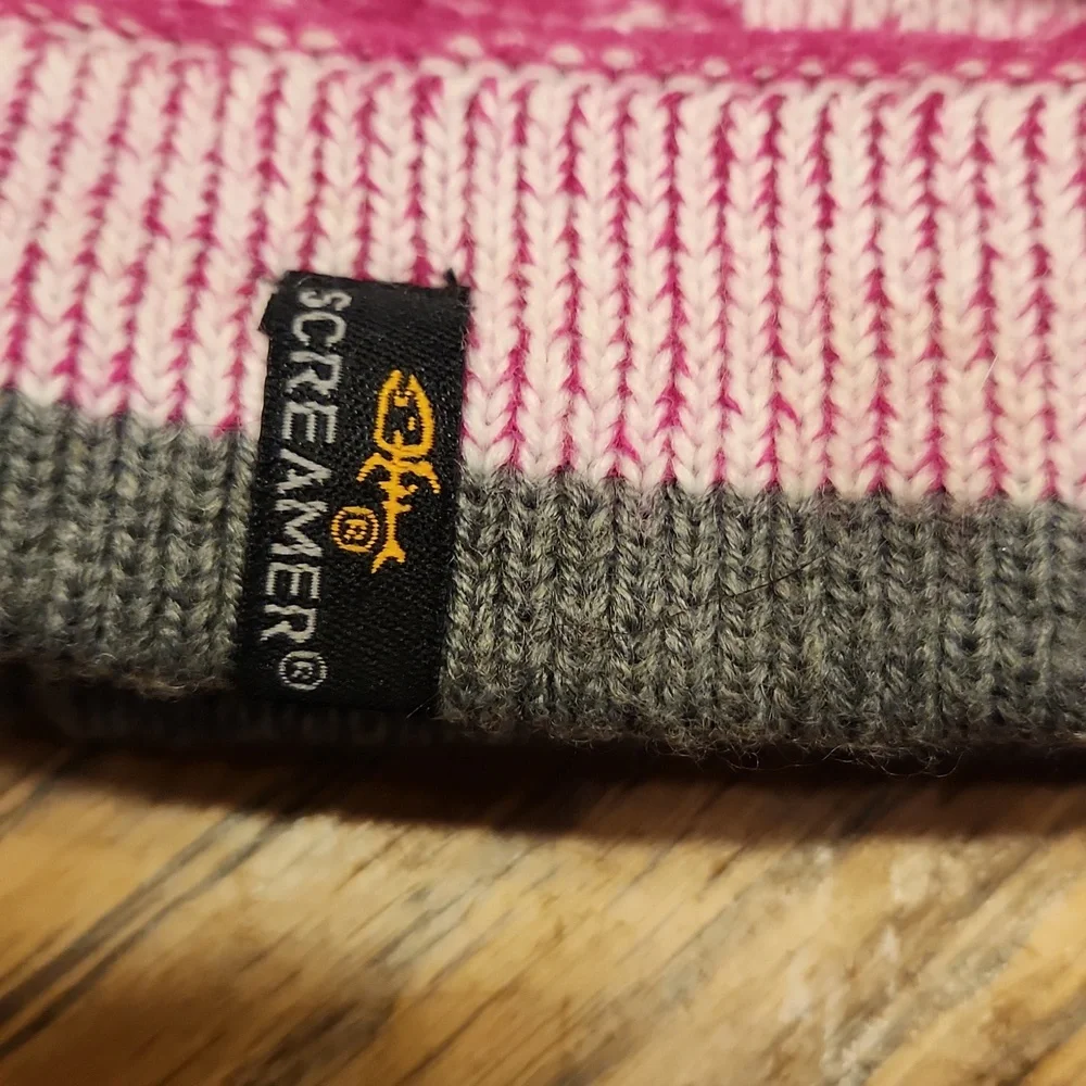 Screamer pink stocking
