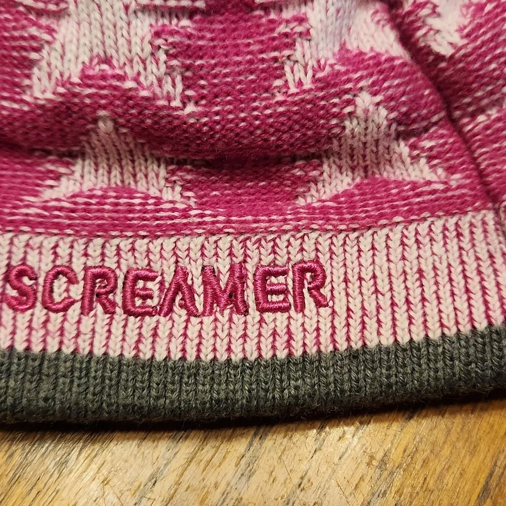 Screamer pink stocking