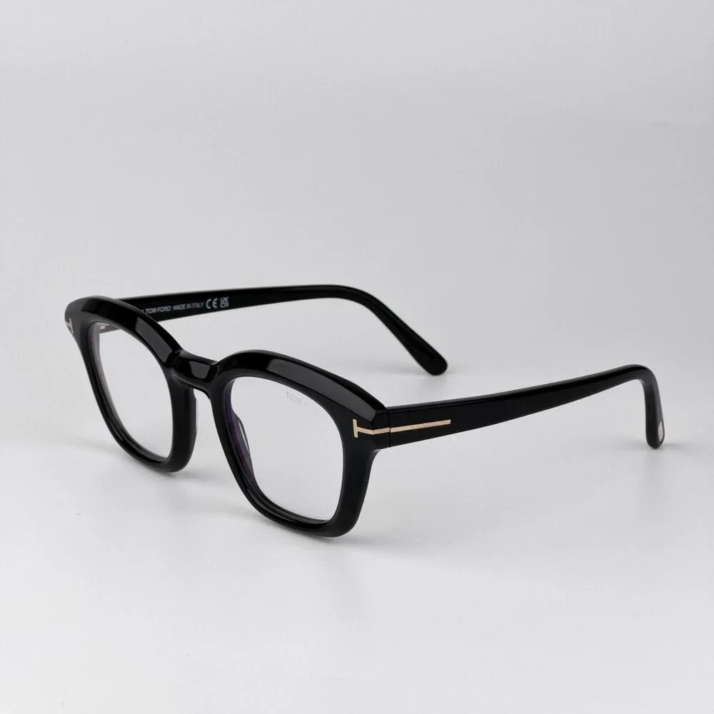 Tom Ford FT5961-B Eyeglasses – Black Square Frame | Unisex Model FT5961-B 001