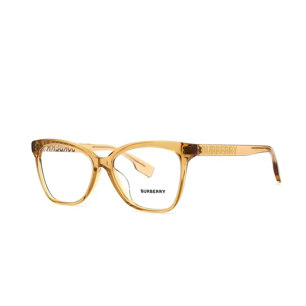 NEW BURBERRY BE2364F 3779 TRANSPARENT BROWN AUTHENTIC EYEGLASSES FRAME