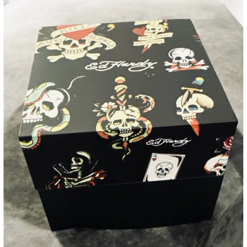 Ed Hardy packaging who measuring