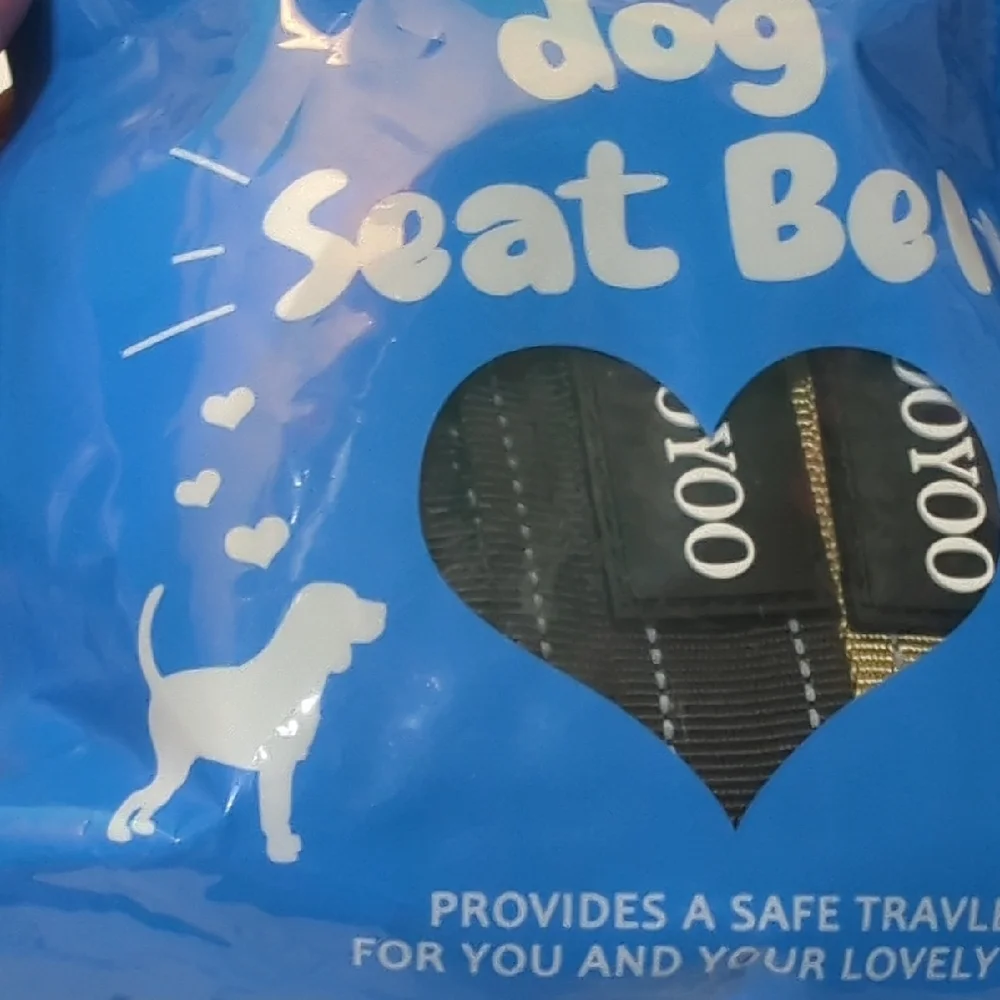 Blue Dog Seat Belt New In Sealed Package