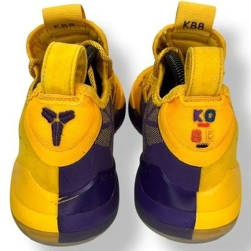 Nike Kobe AD Exodus Lakers Home Amarillo Yellow Court Purple Men 8