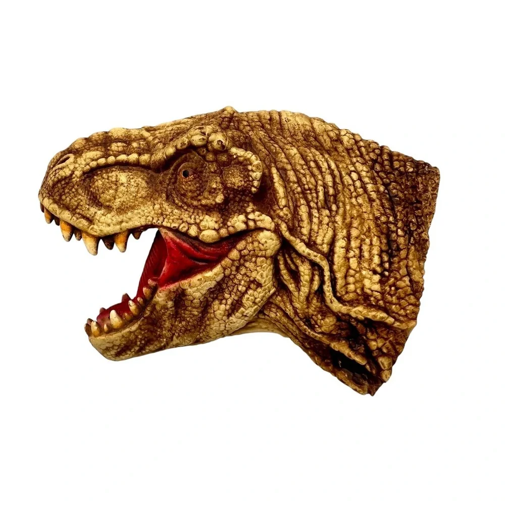 Dinosuar‎ Puppet Raptor T-rex Head Puppets Realistic Soft Latex Rubber Yolococa