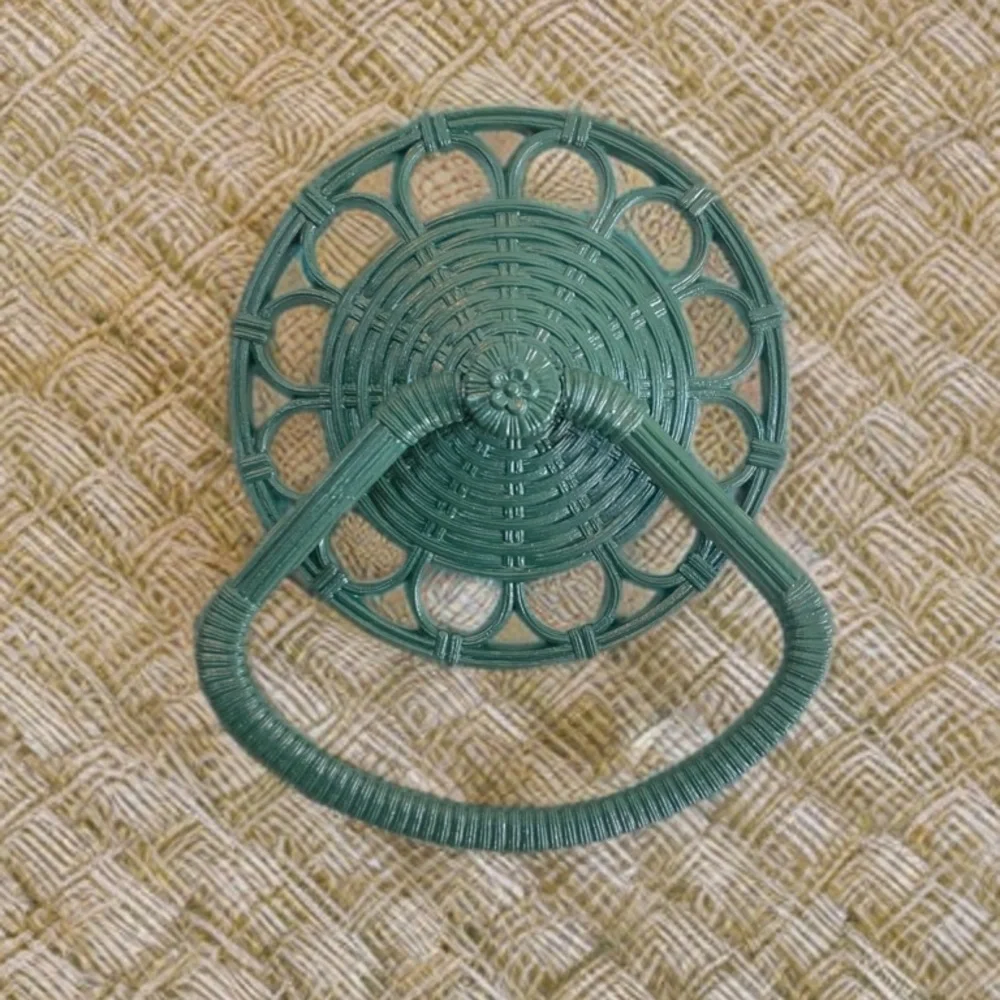 Homco vintage wicker