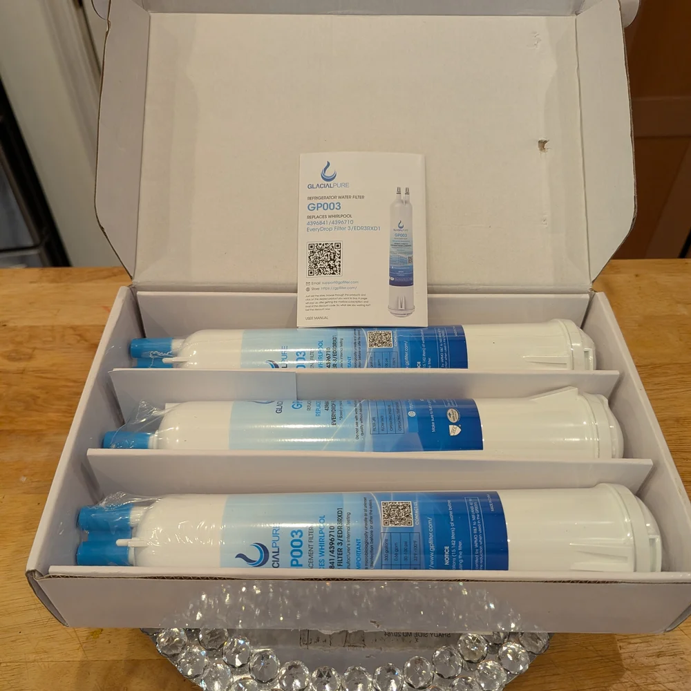 Glacial Pure Replacement Water Filter for Refrigerator NIB