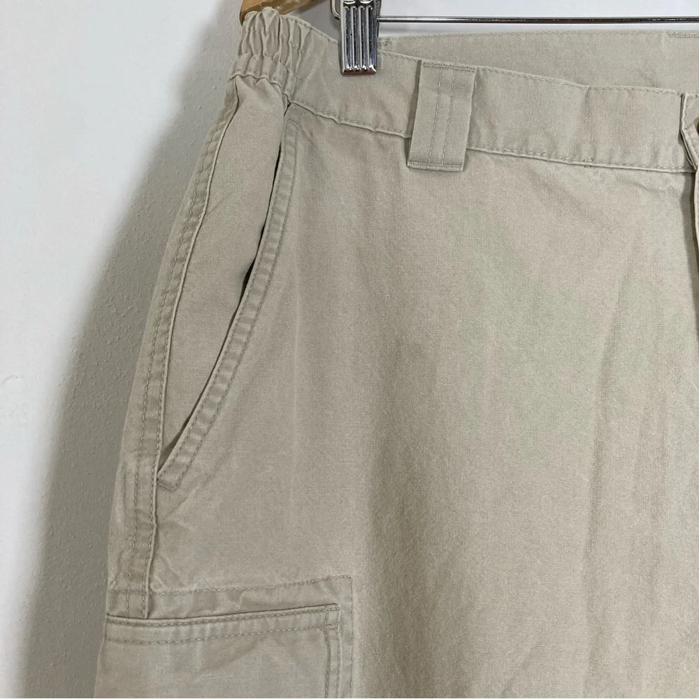 LL Bean Men’s Tropic Weight Khaki Comfort Size 35X30 Cotton Cargo