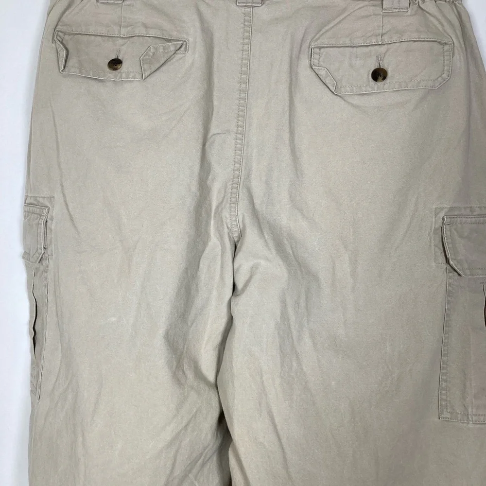 LL Bean Men’s Tropic Weight Khaki Comfort Size 35X30 Cotton Cargo