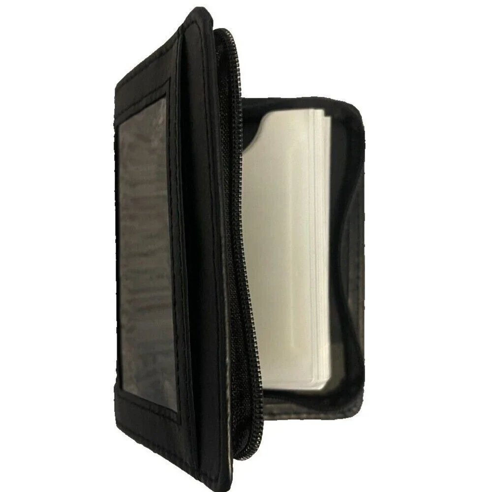 Lock Wallet Protection Amazing Slim Leather RFID Card Wallet ID Holder Purses