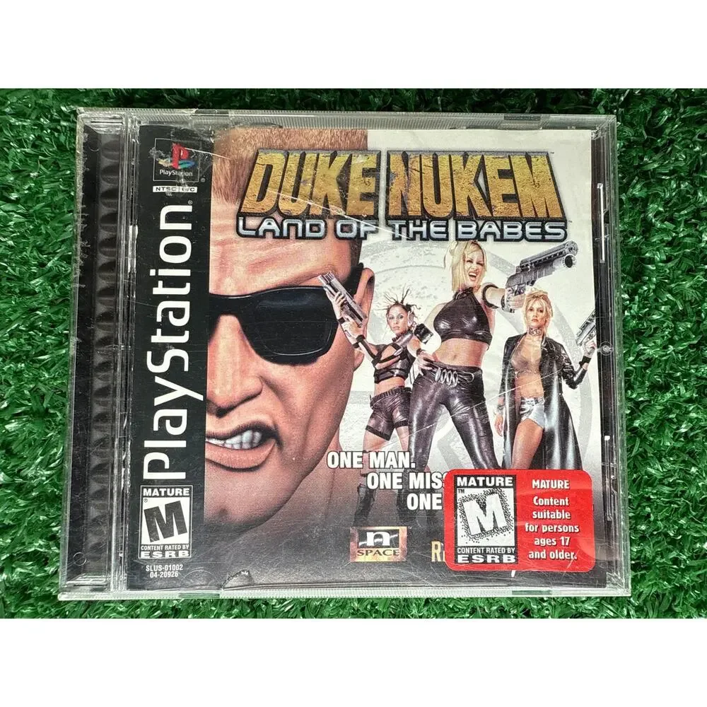 Duke Nukem: Land of the Babes (Sony PlayStation 1, 2000) Complete CIB