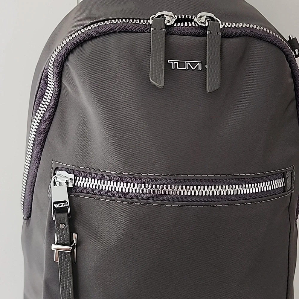 NWOT TUMI Nancy Convertible Backpack In Zinc