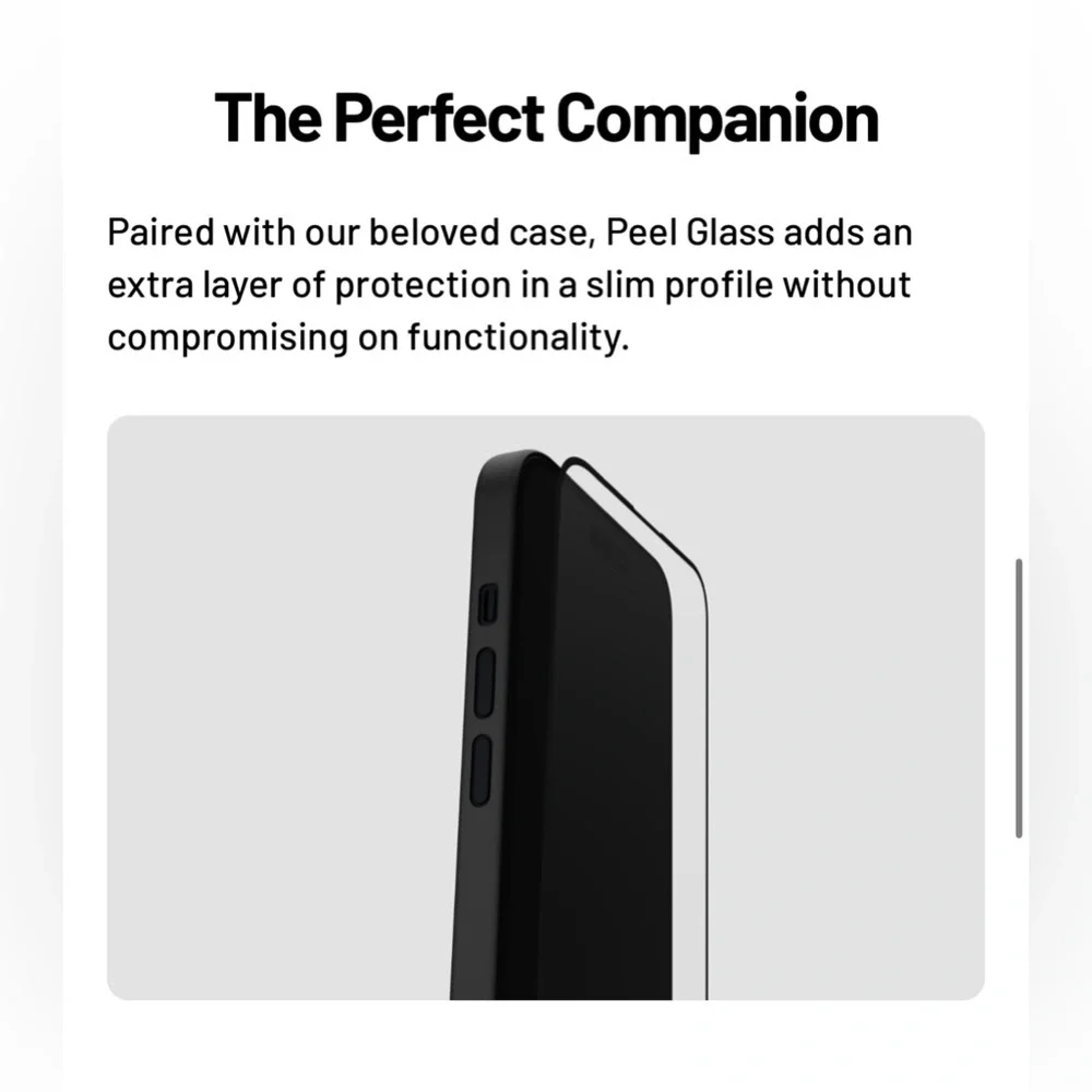 NIB PEEL iPhone 16 Pro Max Glass Screen Protector