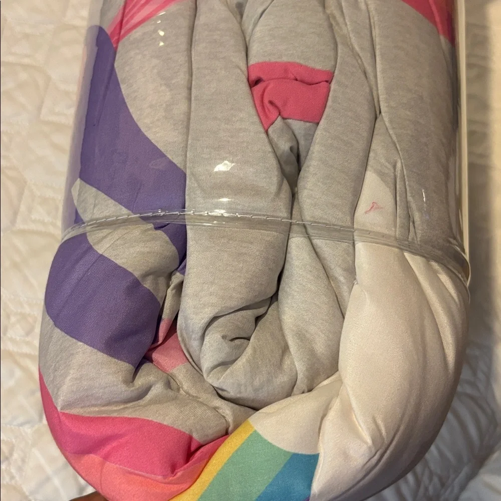 Jay Franco Unicorn Magic Twin Comforter Set - Pink and White NWT