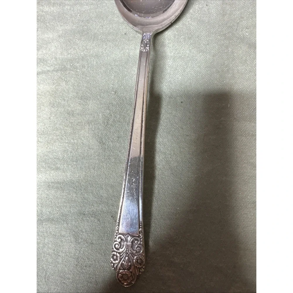 Wm Rogers Silverplate 1954 PRECIOUS  Small Casserole Spoon Original