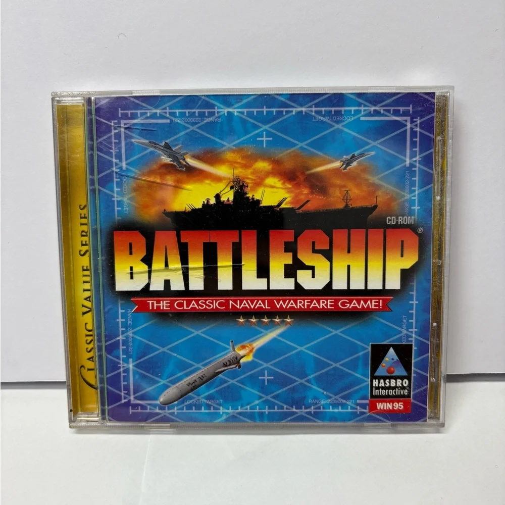 Battleship The Classic Naval Warfare Game PC CD Hasbro 1997