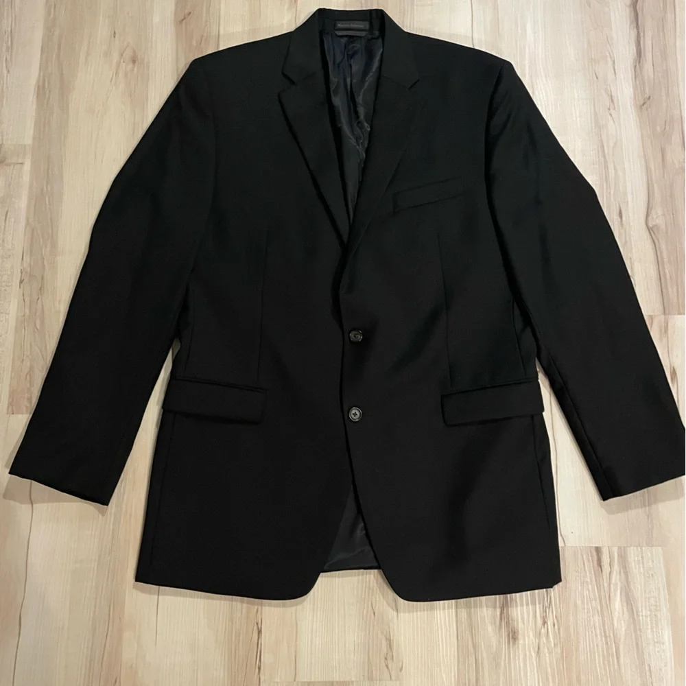 Lauren Ralph Lauren Wool Blazer amen’s Size 42L Black Classic Single Breasted